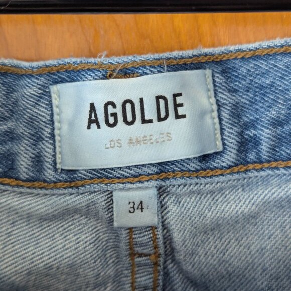 Agolde Low Slung Baggy Jeans (34) - Picture 10 of 14